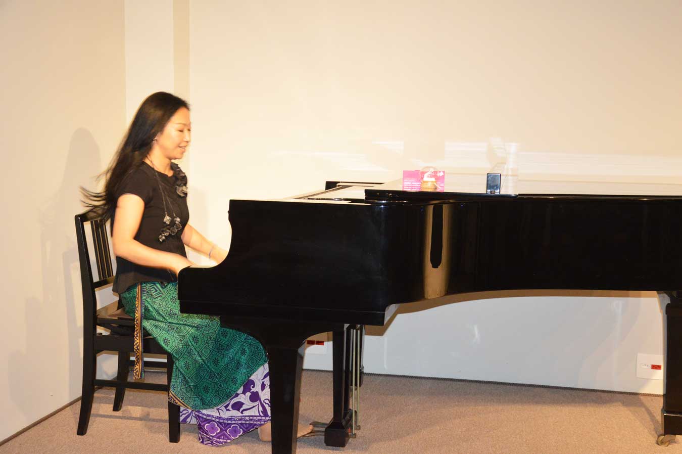 Pianista Makiko Yoneda. Foto: Luci Judice Yizima