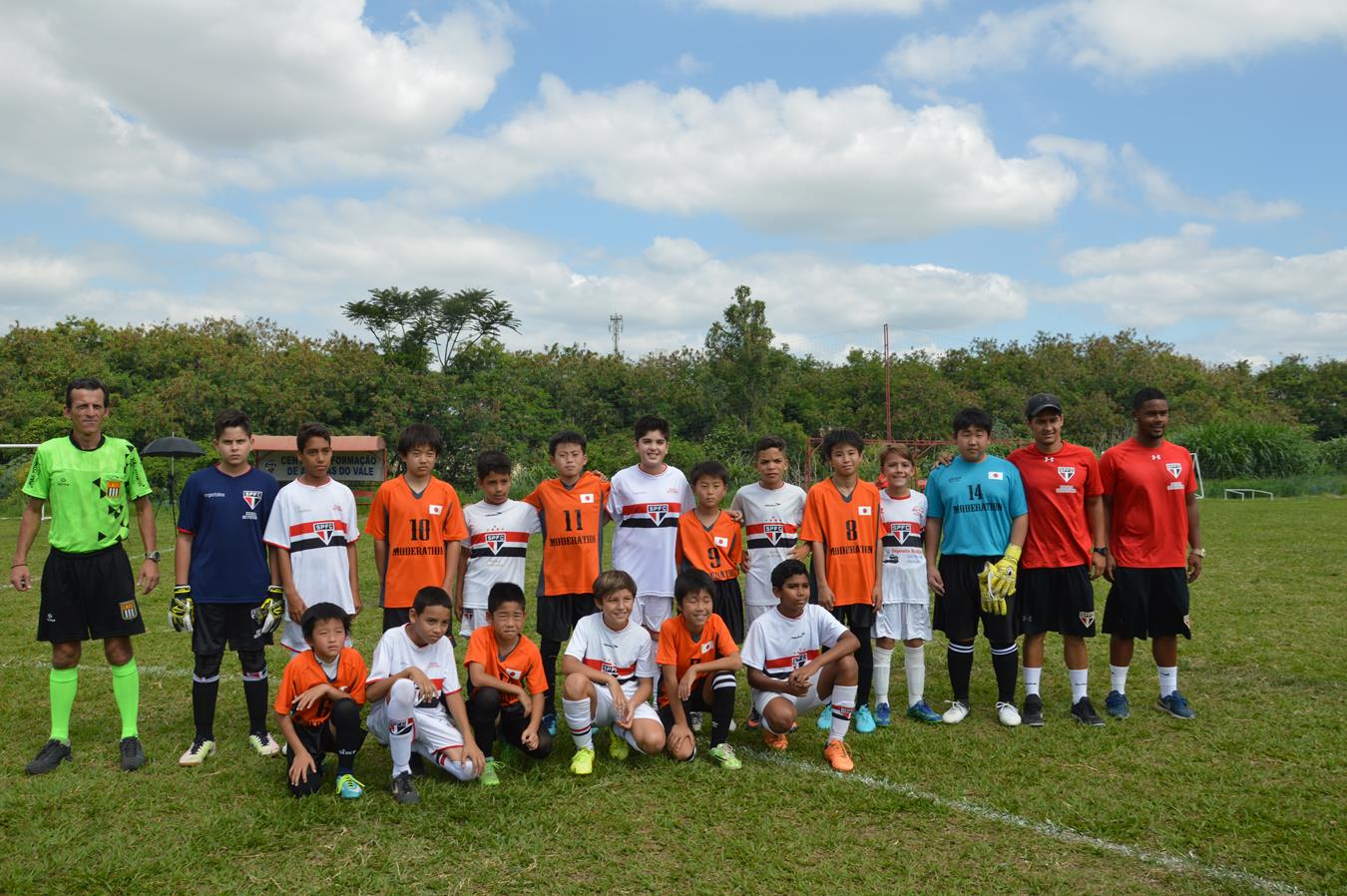 Intercambio esportivo promove integração entre atletas japoneses e brasileiros. Foto: Luci Judice Yizima