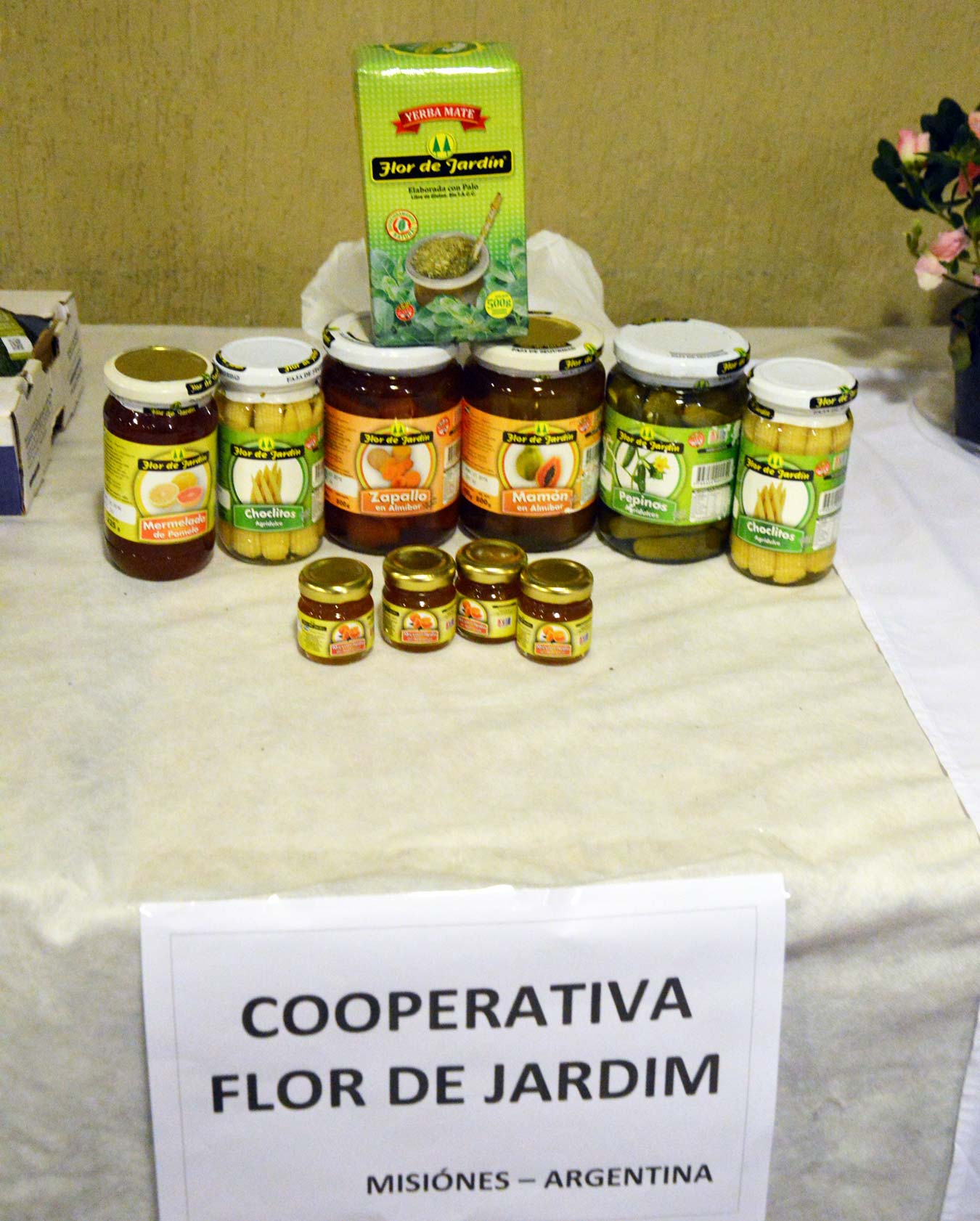 Missiónes na Argentina apresenta produtos em conserva. (Foto: Luci Judice Yizima)