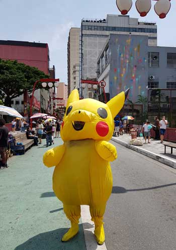 Encontre Fantasia Pikachu Inflável Pokemon Infantil Cosplay